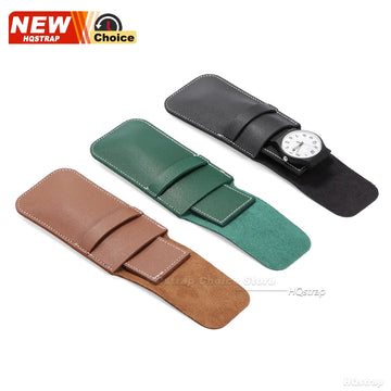 Watch Bag Organizer Watch Accessories PU leather Anti-Dust travel flip cover portable bag For Jewelry Watch Storage Gift Bags