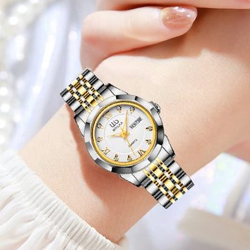 Women Watches 2025 Top Brand Luxury Stainless Steel Band High Quality Ladies Wrist Watches For Female Clock Women Quartz Watch