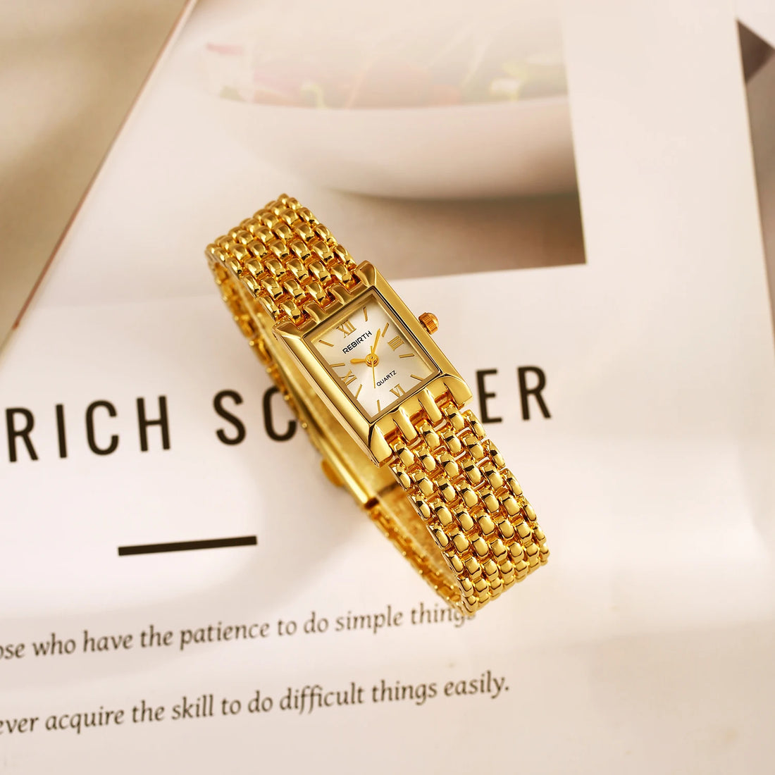 Fashionable, Simple, Light Luxury, Versatile Women's Watch Suitable for Daily Wear and Casual Style